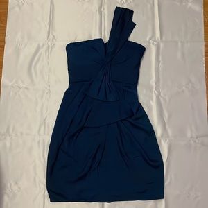 BCBGMAXAZRIA One-Shoulder Mini Dress